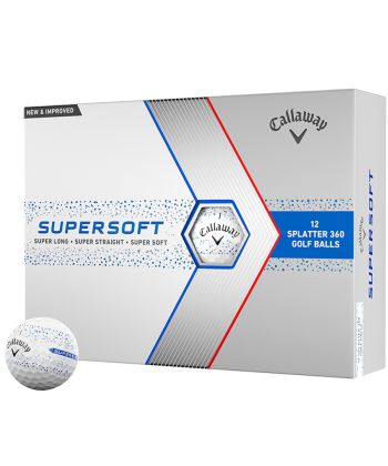 Bolas Callaway Supersoft Splatter Blue c/12