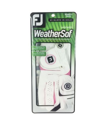 Luva Footjoy WeatherSof Fashion Rosa Ladies